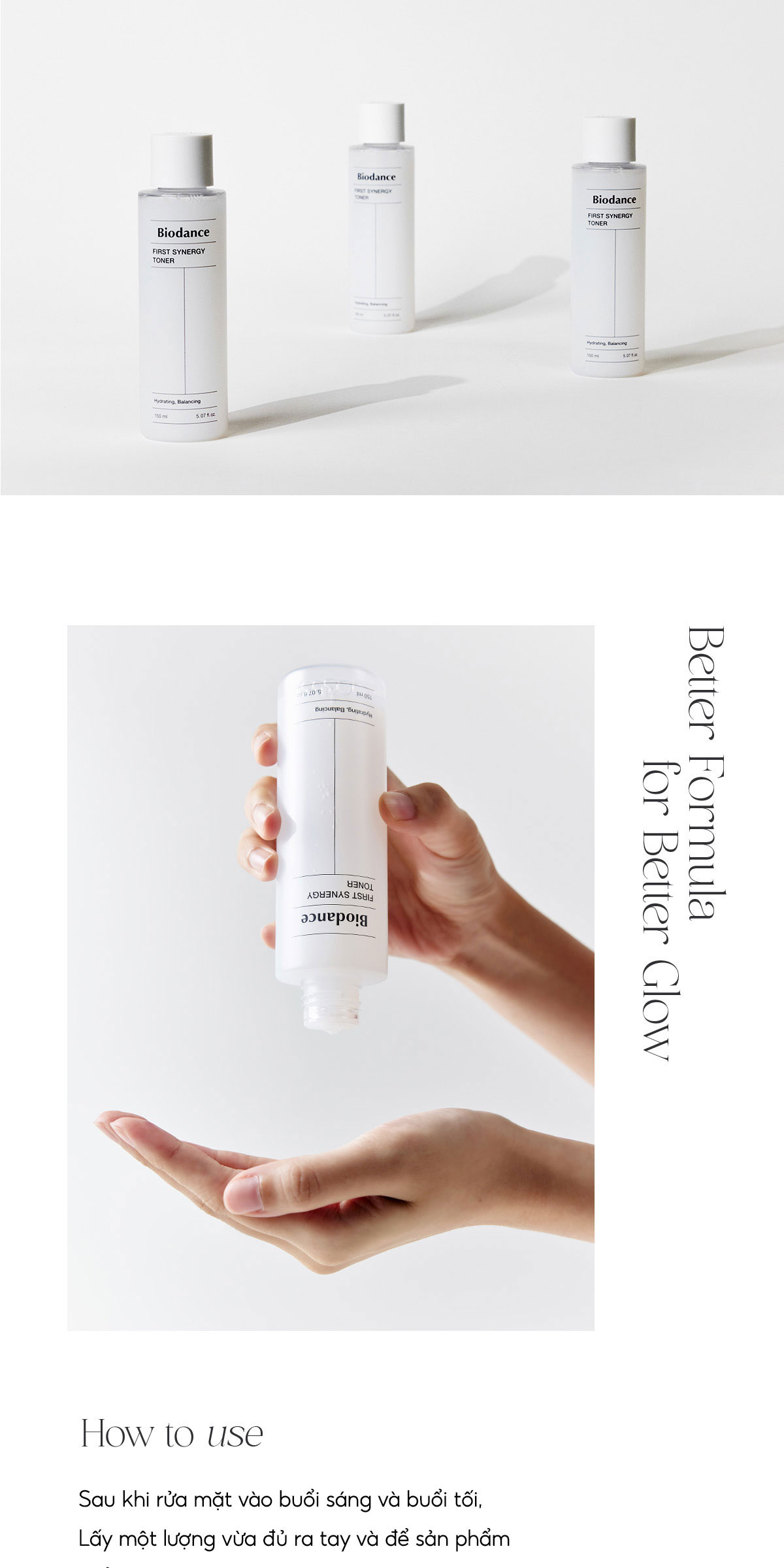Mô tả BIODANCE Nước Hoa Hồng Cân Bằng pH Dưỡng Ẩm Dịu Nhẹ Cho Da First Synergy Toner 150ml - 8