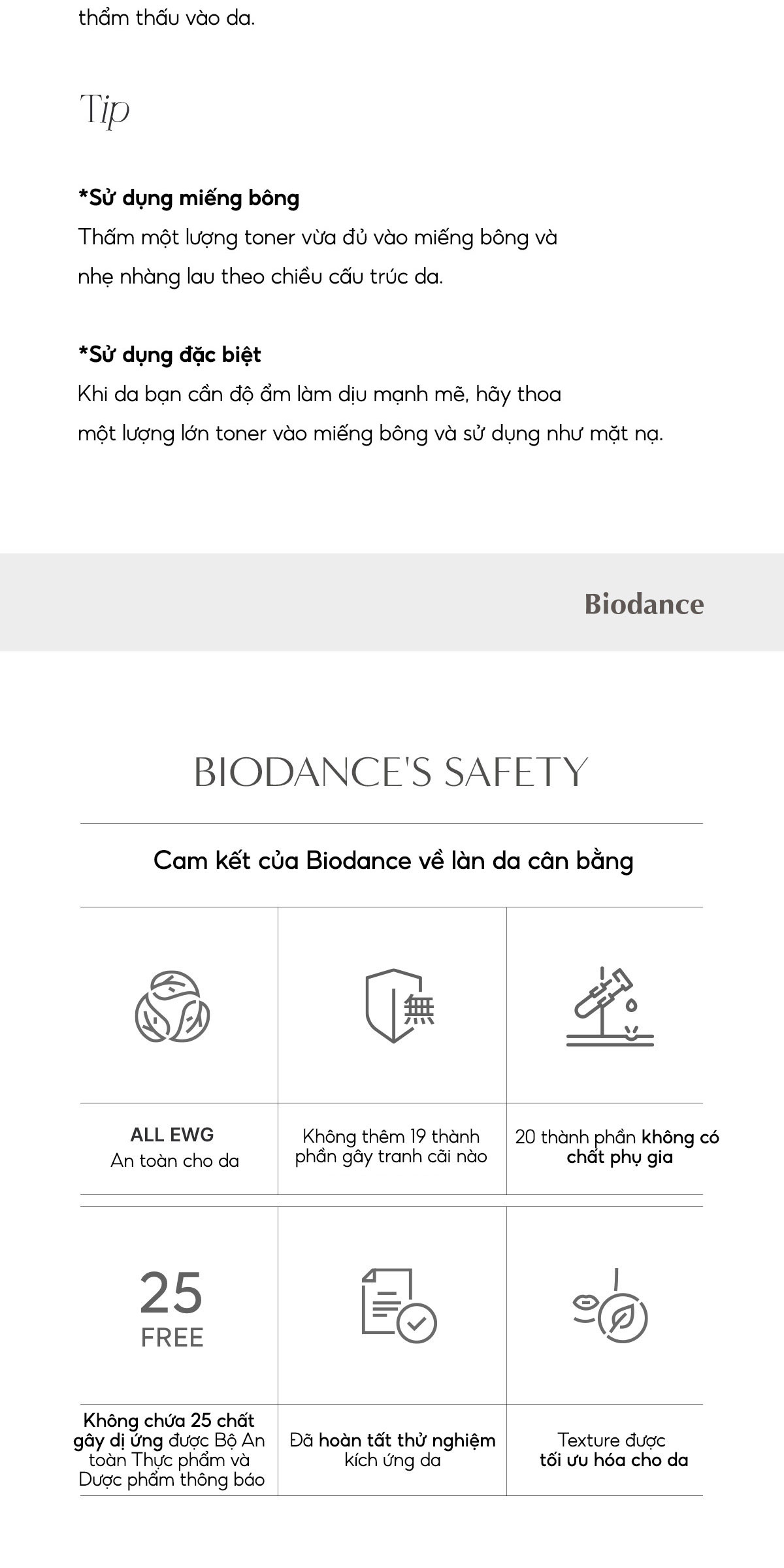 Mô tả BIODANCE Nước Hoa Hồng Cân Bằng pH Dưỡng Ẩm Dịu Nhẹ Cho Da First Synergy Toner 150ml - 9