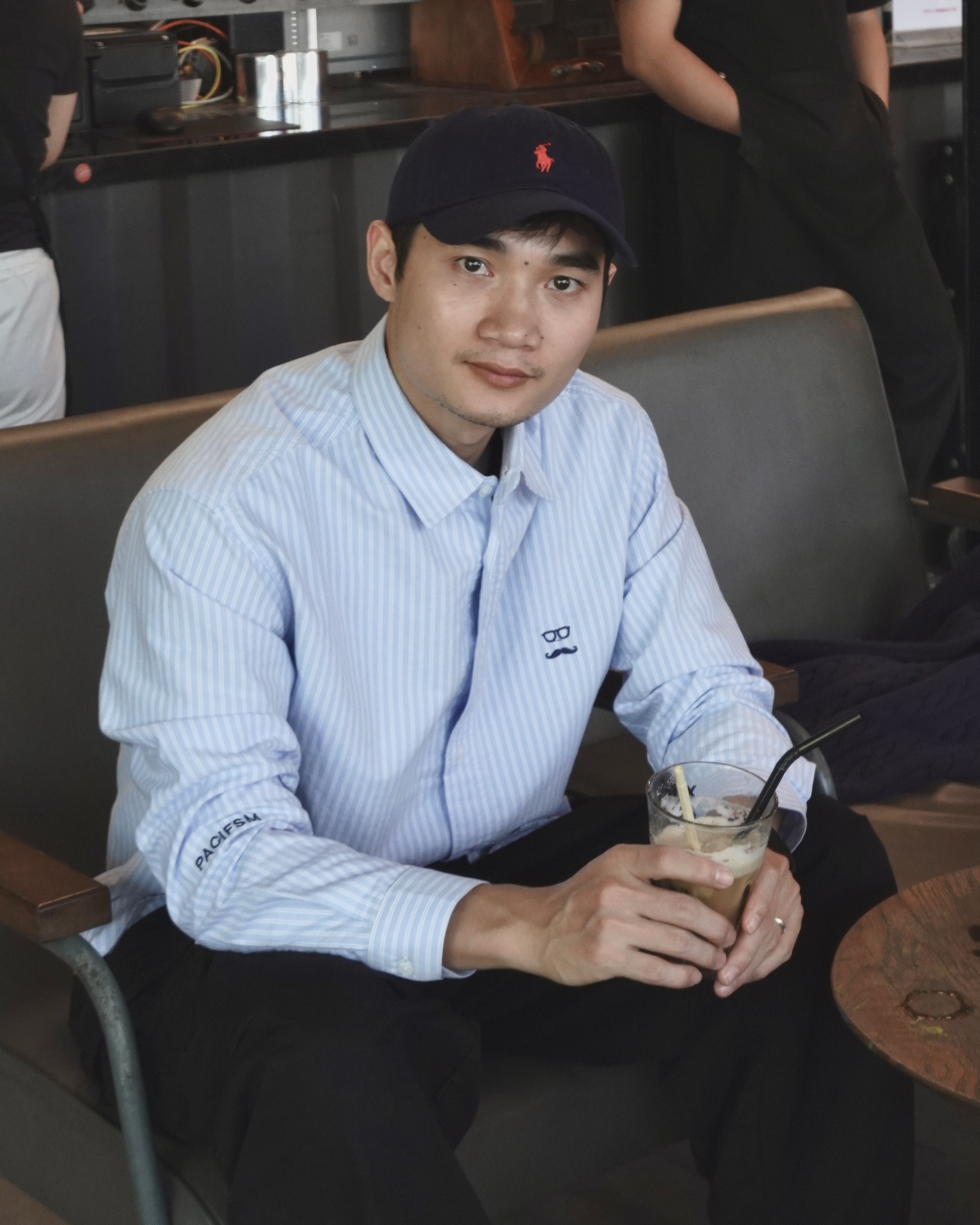 Áo Sơ Mi Nam Kẻ Kính Râu DNST 2433 Form Regular