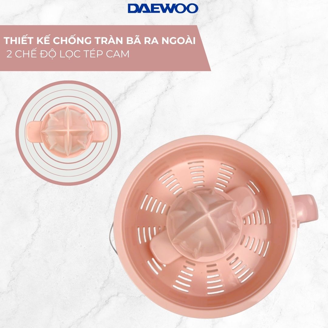 Mô tả Máy vắt cam tự động Daewoo DEM-JK533 dung tích 1 lít, công suất 40w, bền bỉ, bảo hành 1 năm - 3