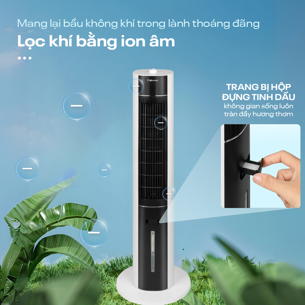 Mô tả Quạt tháp điều hoà cao cấp Fujihome AC-18LM thiết kế hiện đại, nhỏ gọn, 3 cấp độ gió, động cơ bền bỉ - 7