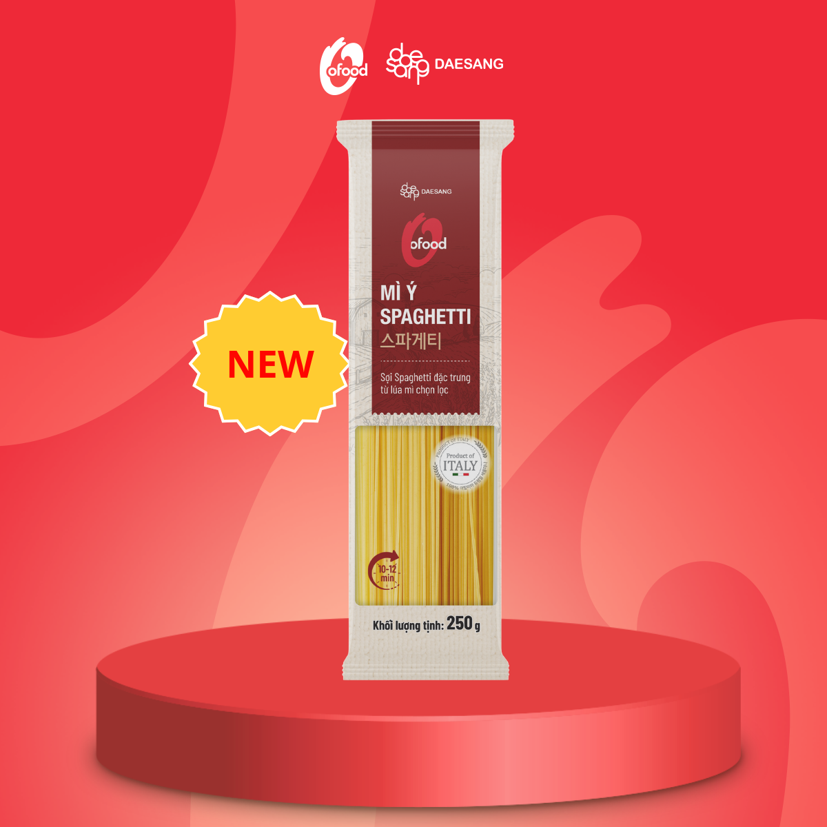 Mô tả Mì Ý Spaghetti O'Food 250g - 1