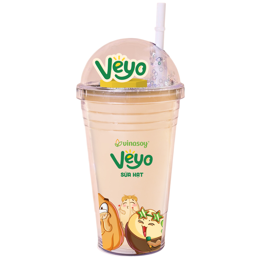 Mô tả Ly nhựa Veyo ống hút cao cấp 450ml - màu ngẫu nhiên - 1