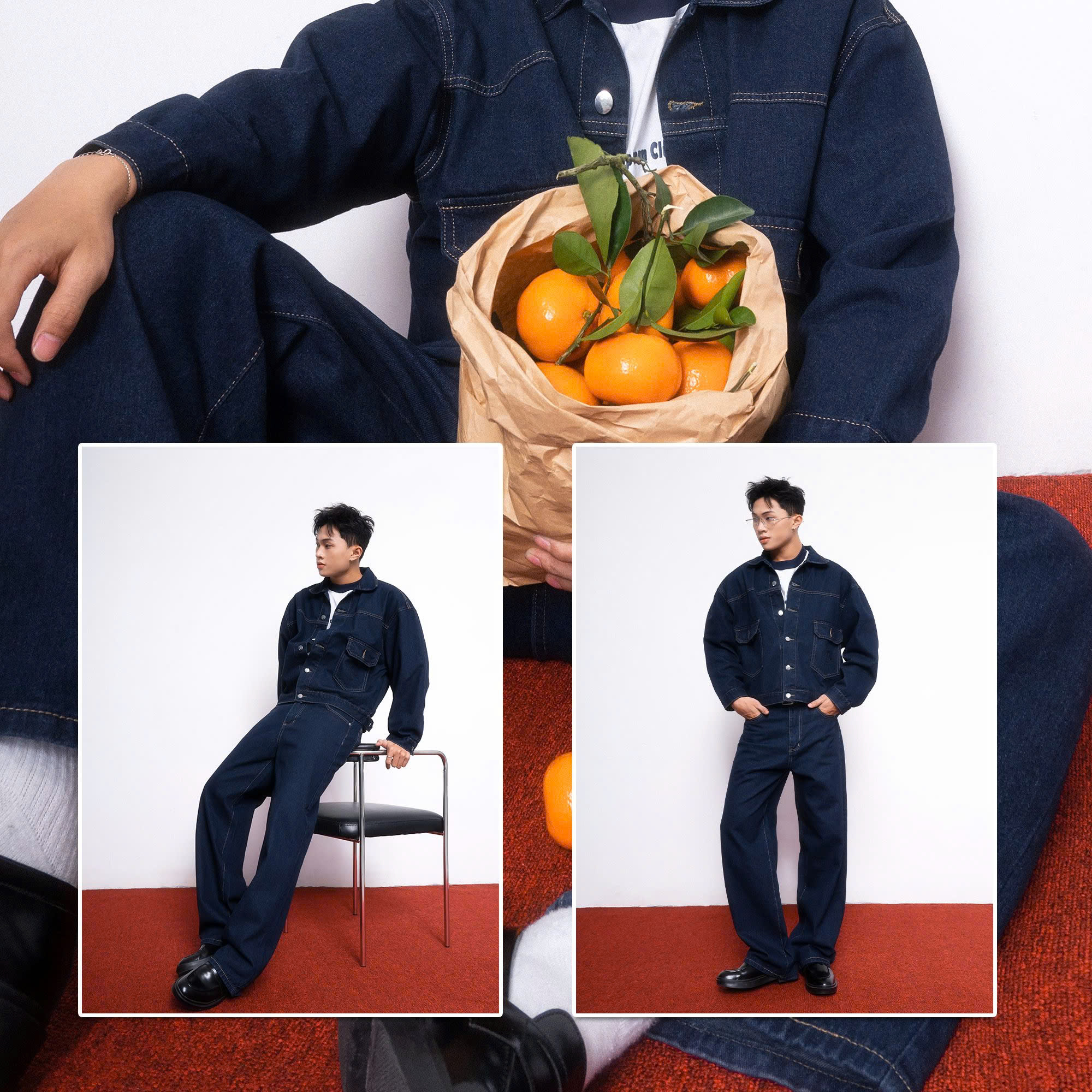 Mô tả Quần dài jean nam EXTRA ống rộng CAPMAN CLUB, phom rộng trẻ trung - thoải mái - 4