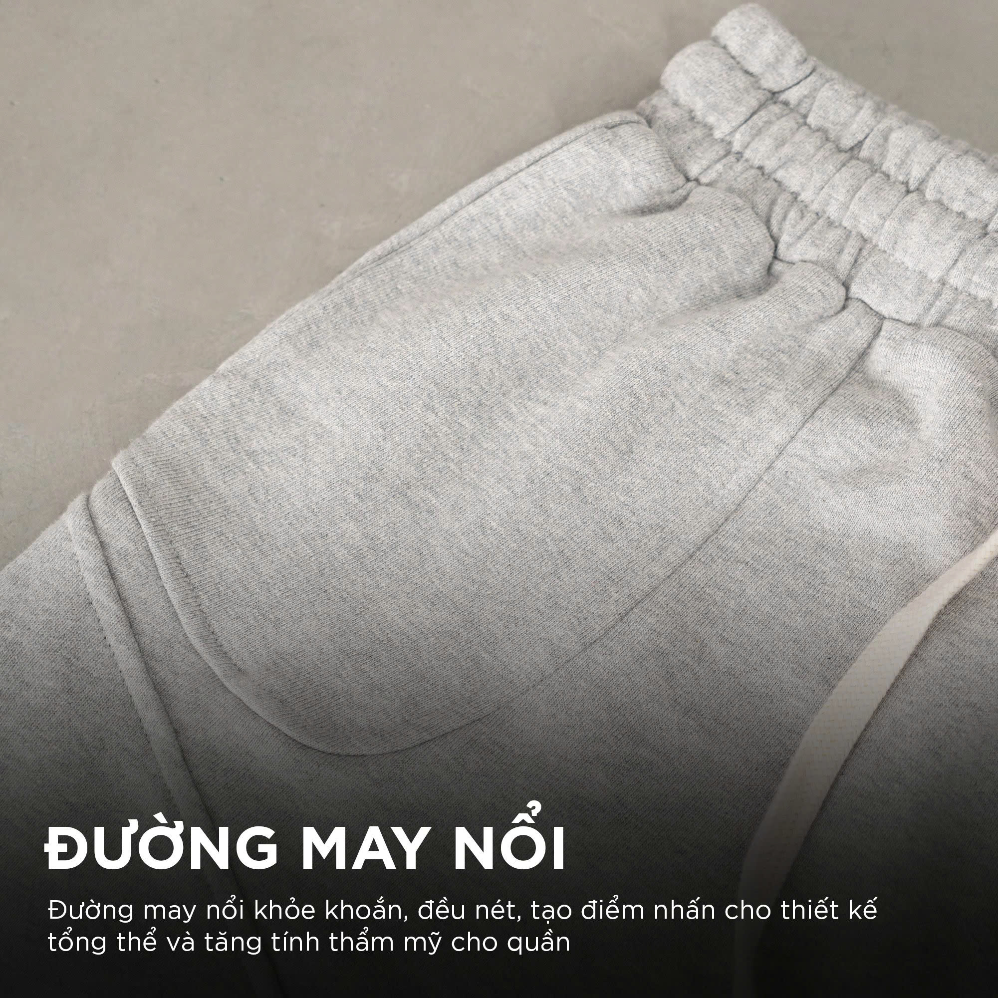 Quần nỉ chân cua nam