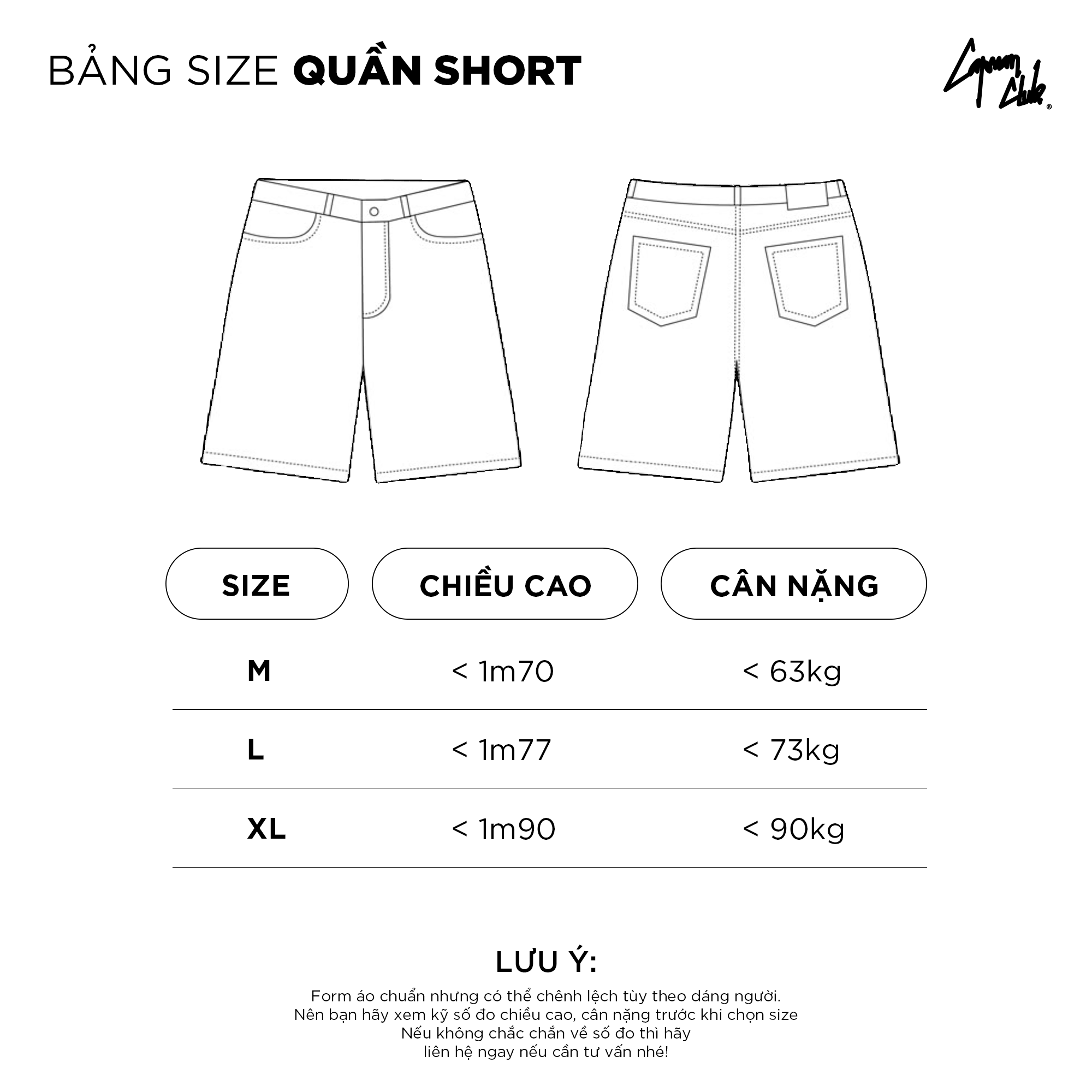 Quần short jean nam POKER phom rộng CAPMAN CLUB
