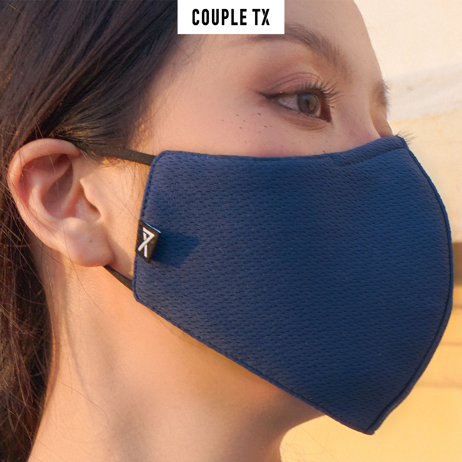 Mô tả Khẩu Trang Chống Nắng UV Couple TX Logo Phản Quang MFA 1006 - 2