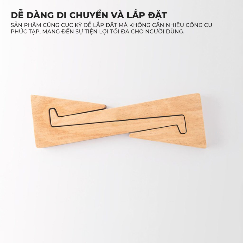Mô tả Giá đỡ laptop, giá để máy tính, kệ kê màn hình chất liệu gỗ giúp tản nhiệt - PG01 - 4