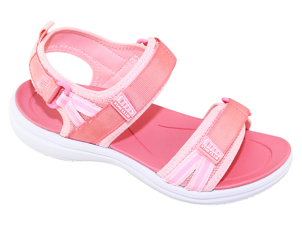 Mô tả Sandal đế bằng bé gái Bita's SEFYG.06 (Đen + Hồng sen + Kem + Xanh ngọc) - 3