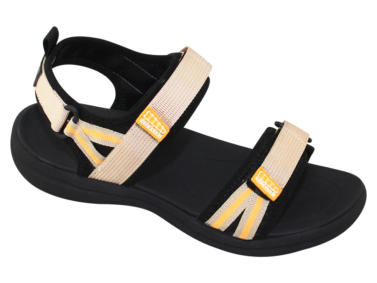 Mô tả Sandal đế bằng bé gái Bita's SEFYG.06 (Đen + Hồng sen + Kem + Xanh ngọc) - 4