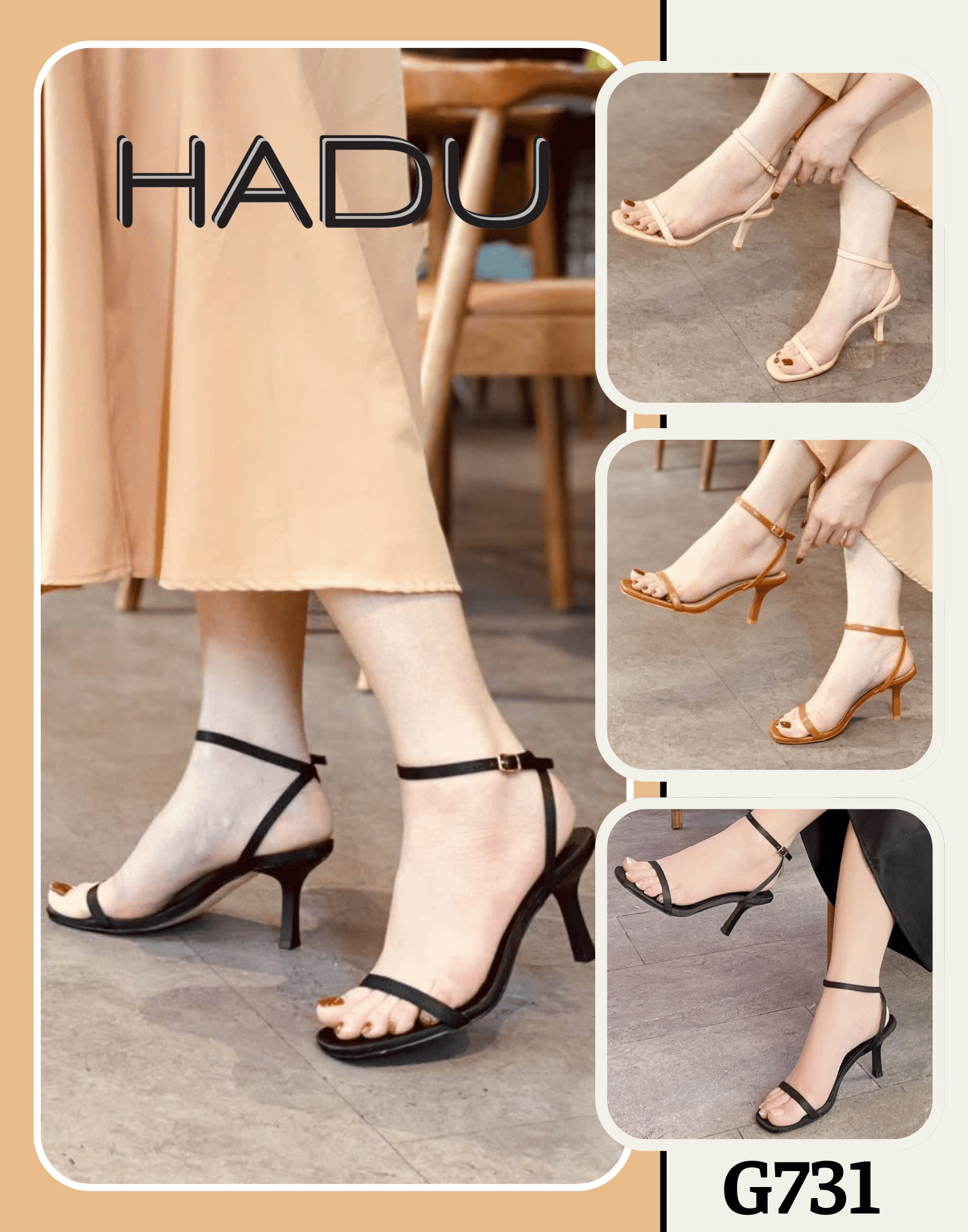 Đế giày HADU G731 chống trượt