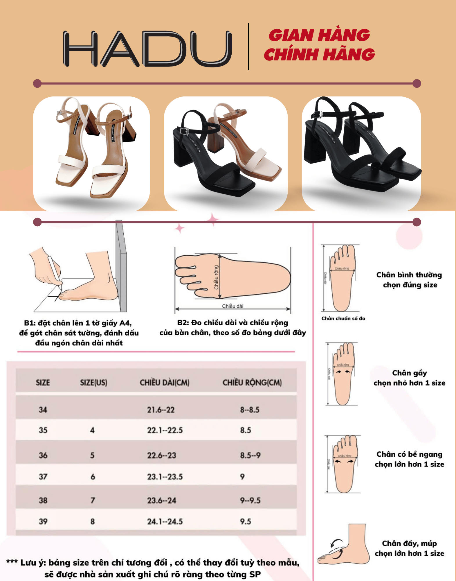 Giày Sandal HADU M7140