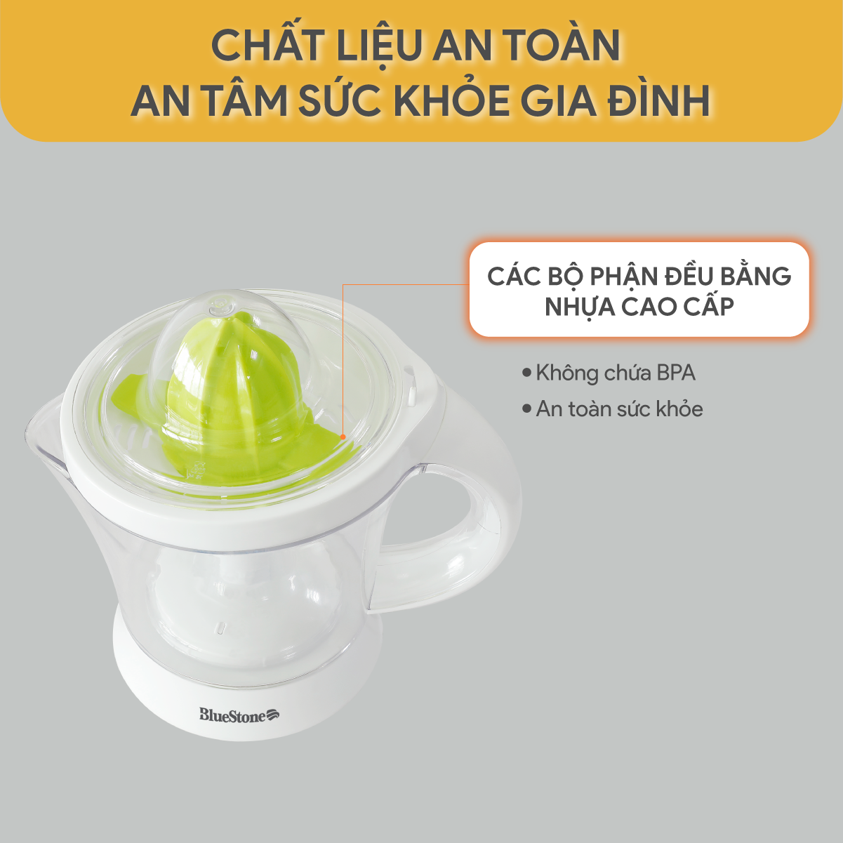 Mô tả Máy Vắt Cam BlueStone CJB-1129 - 1 lít - 40W - 4
