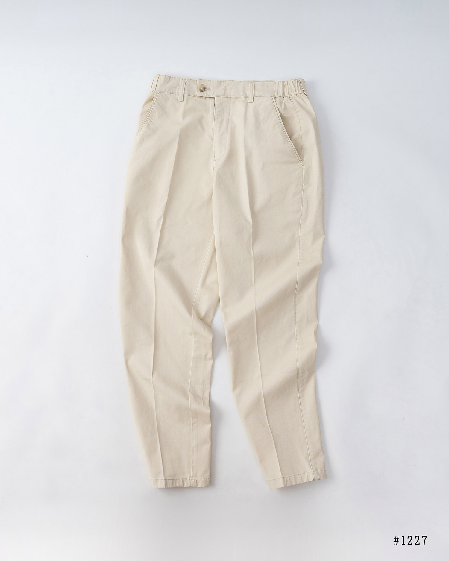 Quần Kaki Nam Trắng Carrot Fit DENIMST 3