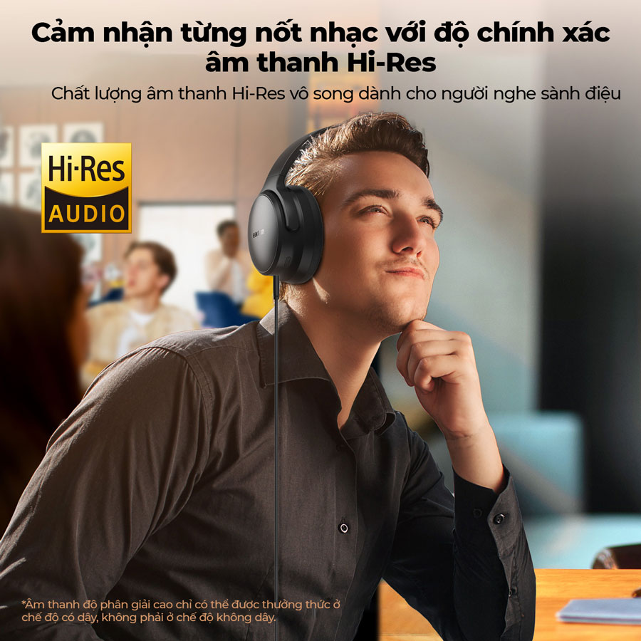 Mô tả Tai nghe chụp tai Bluetooth Earfun Tune Pro chống ồn ANC thời gian nghe 120h - 5