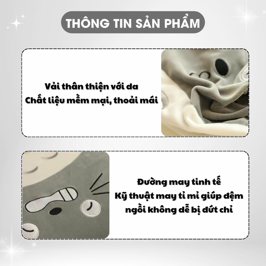 Mô tả Gối Cao Su Non Cao Cấp Dùng Gối Đầu Đệm Ngồi Tựa Lưng Hỗ Trợ Đau Vai Gáy Cho Văn Phòng Gối Ngủ êm Mềm Vỏ Gối Dễ Thương - 6