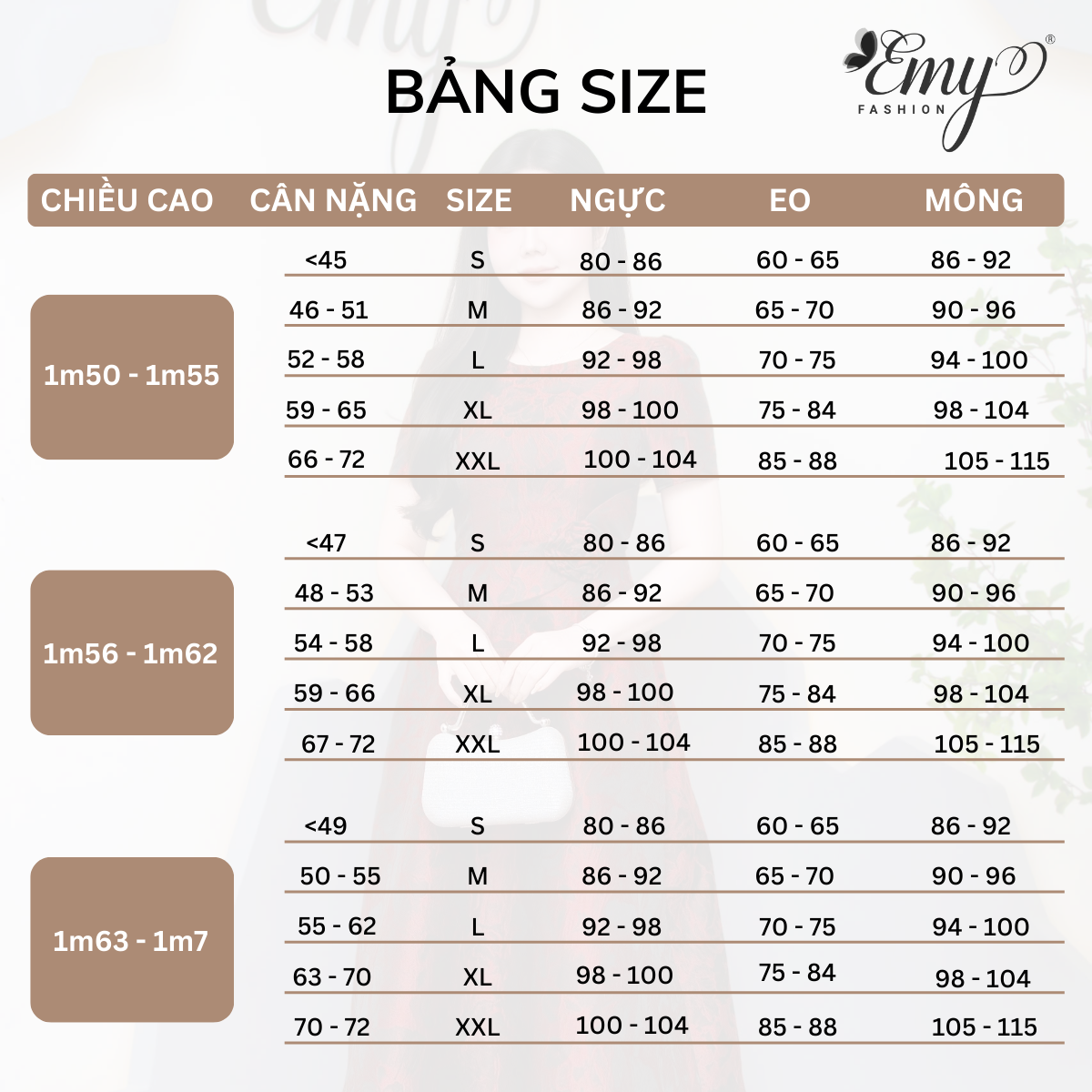 Mô tả Đầm Thiết Kế EMY Thời Trang Cao Cấp EM9604 Vải Gấm Hoa Lan Đỏ Đô Sang Chảnh Đi Tiệc - 2