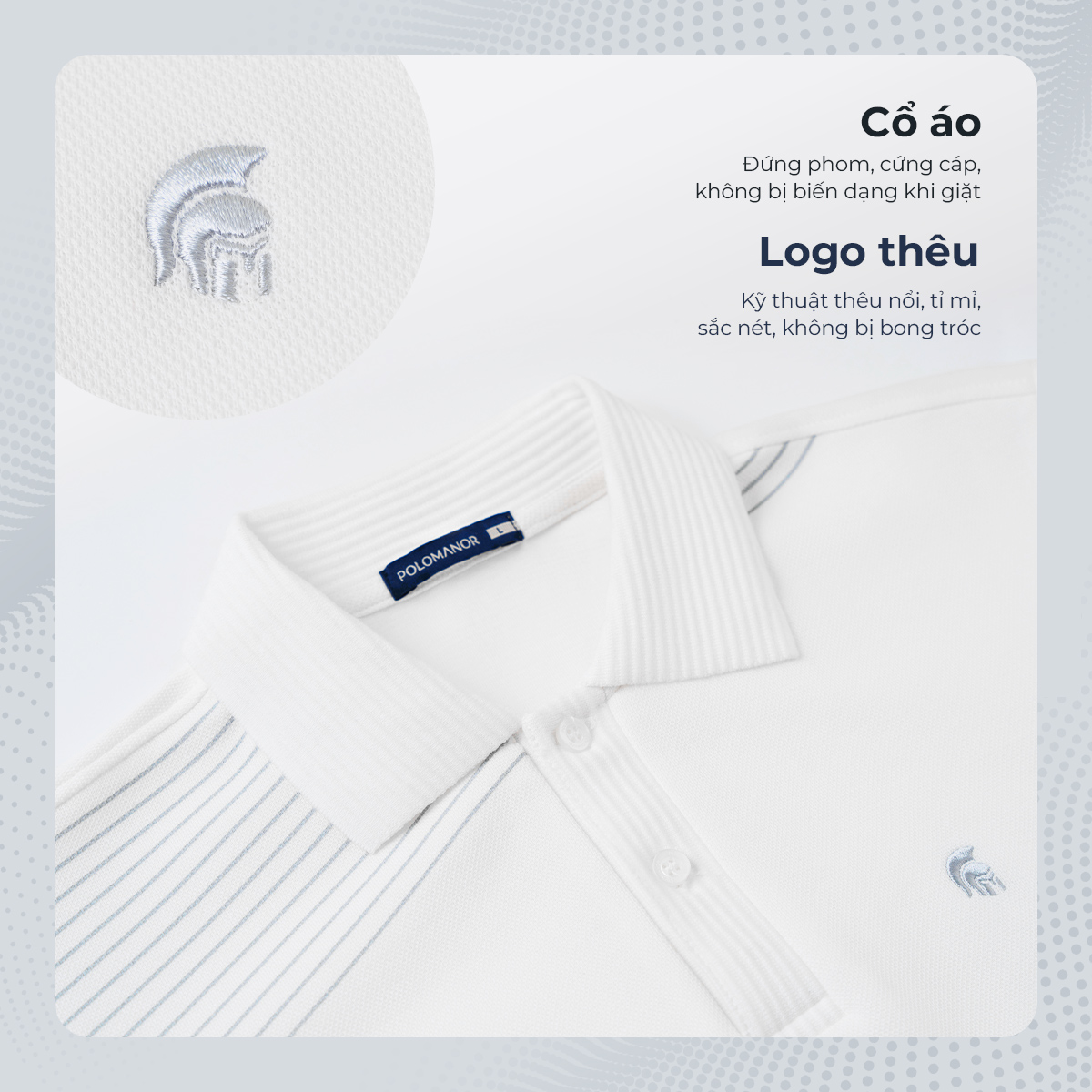 Mô tả Áo polo nam cao cấp ELON, BST SÁNH ĐÔI, vải cá sấu cotton interlock, thanh lịch, sang trọng - POLOMANOR - 3