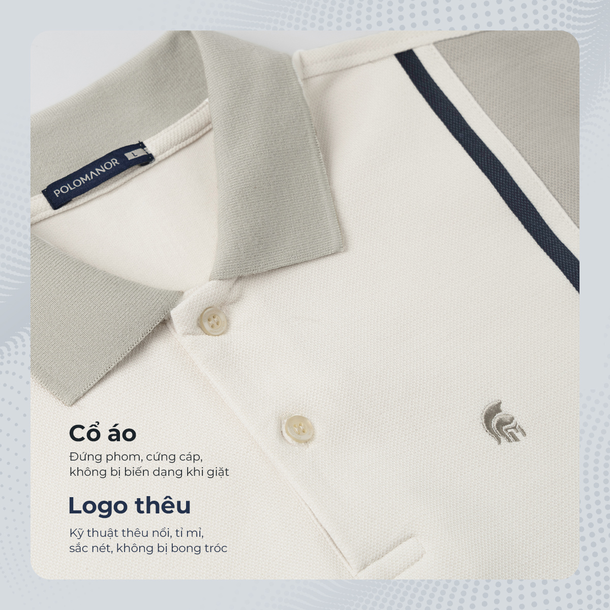 Mô tả Áo polo nam cao cấp NIVIX, BST SÁNH ĐÔI, vải cá sấu cotton interlock, thanh lịch, sang trọng - POLOMANOR - 3