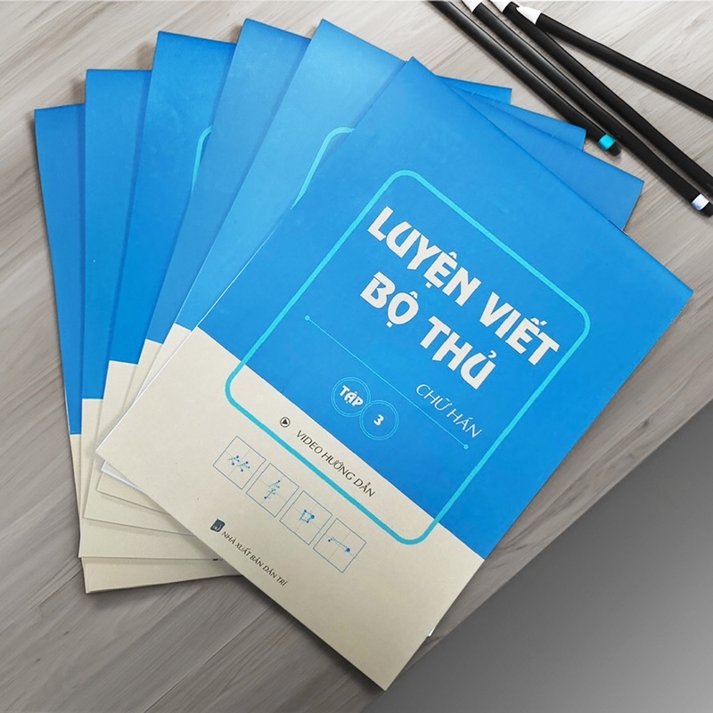 Mô tả TRỌN BỘ 6 VỞ LUYỆN VIẾT CƠ BẢN,LUYỆN VIẾT BỘ THỦ,KIỂM SOÁT BÚT CHỮ HÁN (Có video hướng dẫn) - 1