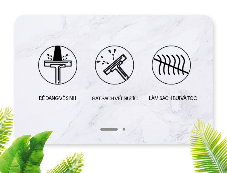 Mô tả Cây Gạt Nước Sàn Nhà KITIMOP G50 - Chổi Gạt Nước Silicon, Cây Quét Đẩy Nước Nhà Tắm, Nhà Vệ Sinh - 2