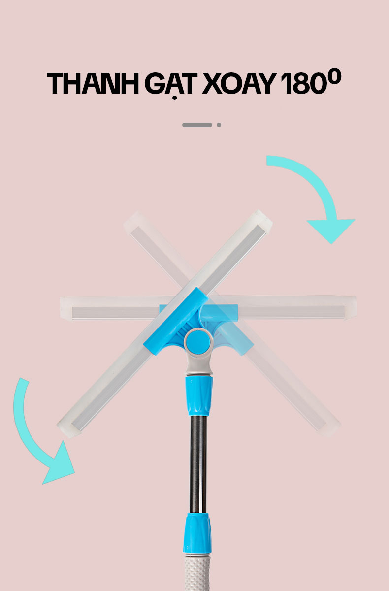 Mô tả Cây Gạt Nước Sàn Nhà KITIMOP G50 - Chổi Gạt Nước Silicon, Cây Quét Đẩy Nước Nhà Tắm, Nhà Vệ Sinh - 6