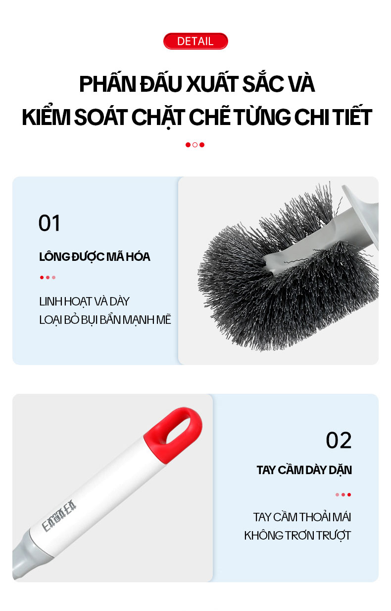Mô tả Chổi Cọ Bồn Cầu Có Cốc Đựng OKwife AGW-5749 - Cây Chà Bồn Cầu, Cọ Toilet Thông Minh, Bàn Chải Chà Bồn Cầu, Nhà Vệ Sinh - 10