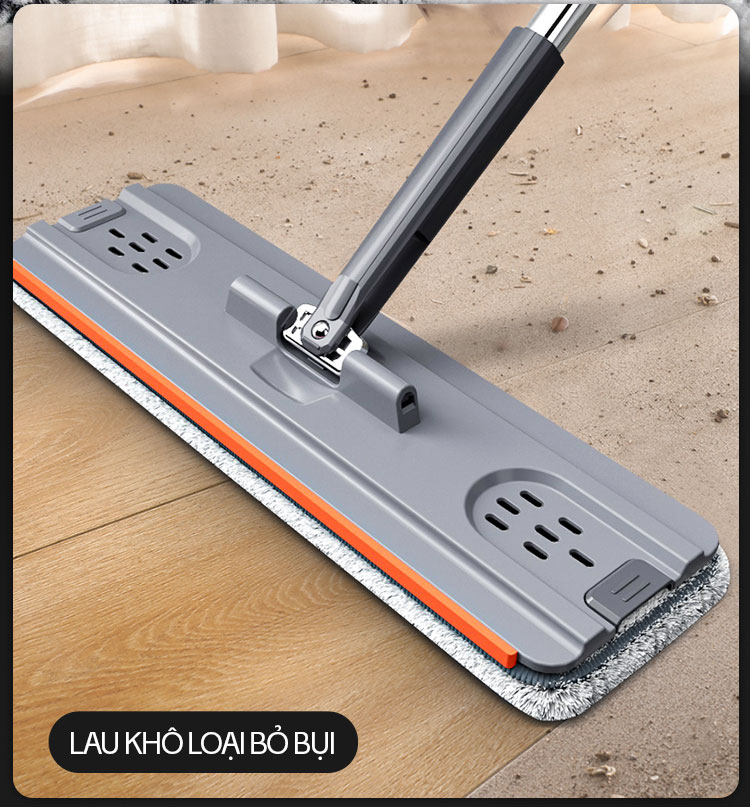 Mô tả Bộ Cây Lau Nhà KITIMOP SM33 PRO - Thùng Lau Nhà Tự Vắt Thông Minh, Chổi Lau Nhà Xoay 360 Độ, Lau Sàn Làm Sạch - 9