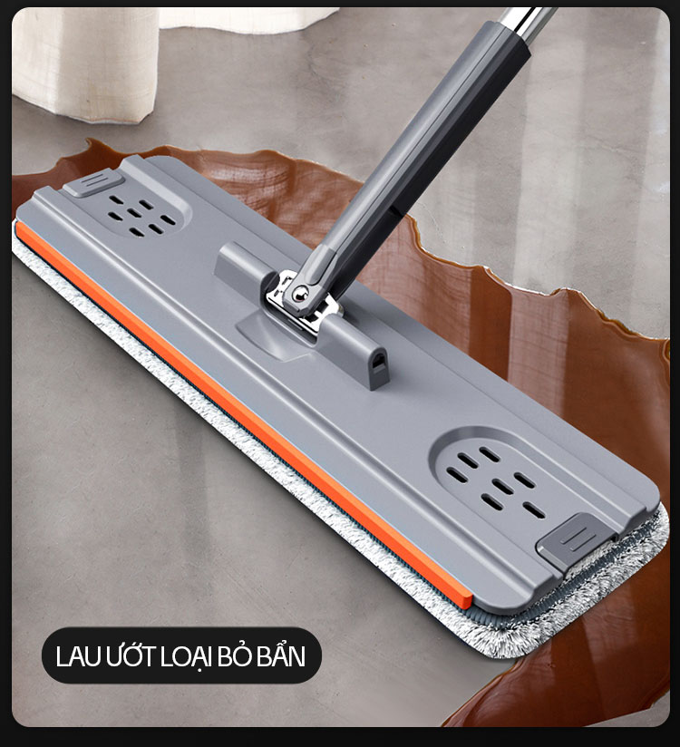 Mô tả Bộ Cây Lau Nhà KITIMOP SM33 PRO - Thùng Lau Nhà Tự Vắt Thông Minh, Chổi Lau Nhà Xoay 360 Độ, Lau Sàn Làm Sạch - 10