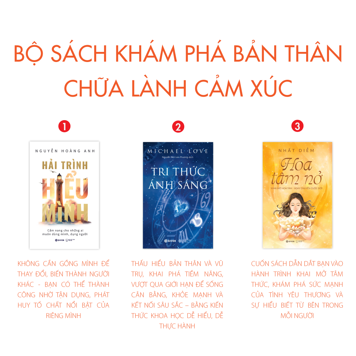 Mô tả Combo Khám Phá Bản Thân - Chữa Lành Cảm Xúc - 1