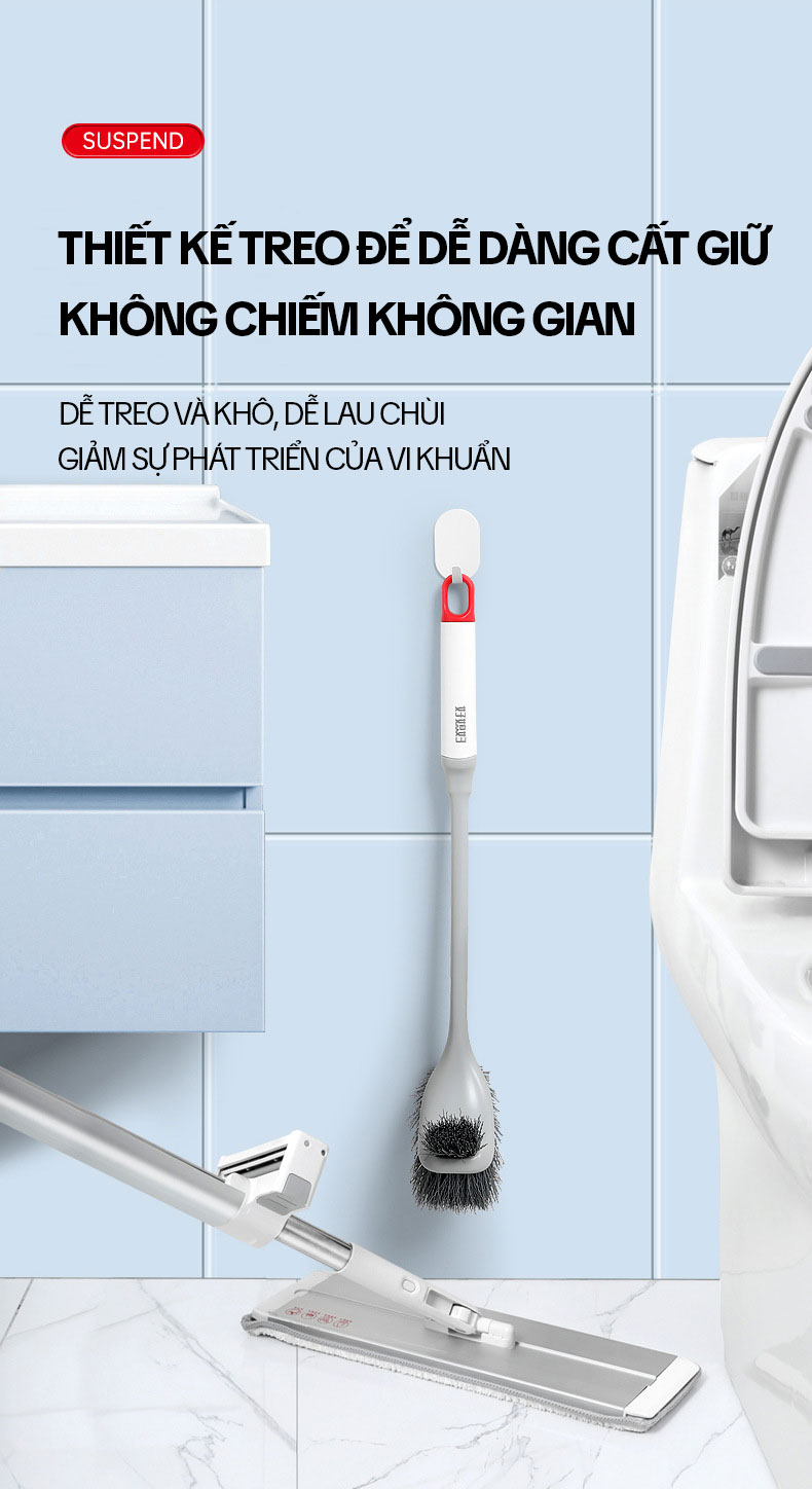 Mô tả Chổi Cọ Bồn Cầu 2 Mặt OKwife AGW-5746 - Cây Chà Bồn Cầu, Cọ Toilet Thông Minh, Bàn Chải Chà Bồn Cầu, Nhà Vệ Sinh - 9