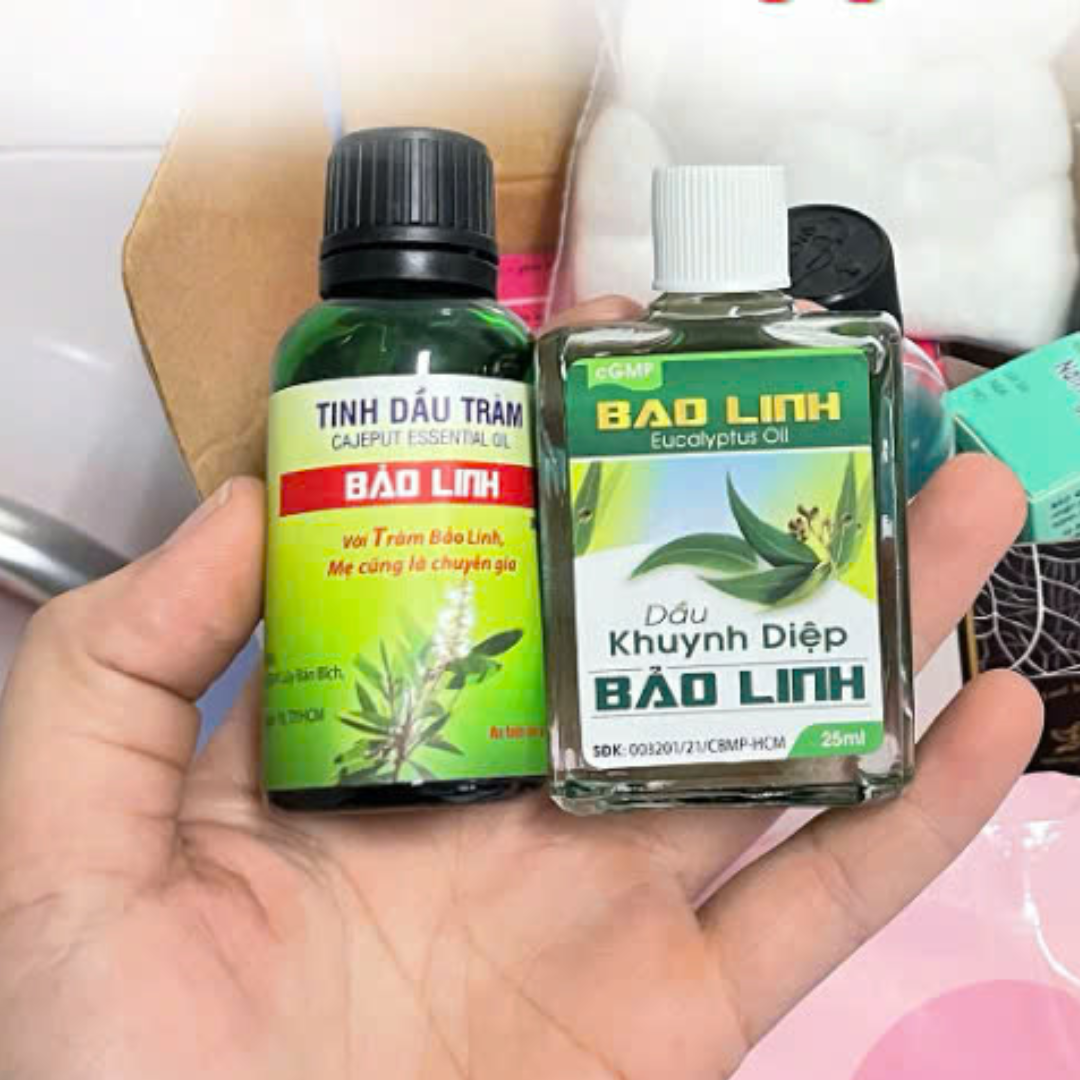 Mô tả Dầu khuynh diệp cho bé Bảo Linh dung tích 25ml - Giúp giữ ấm, giảm cảm ho, không cay mắt cho bé - 1