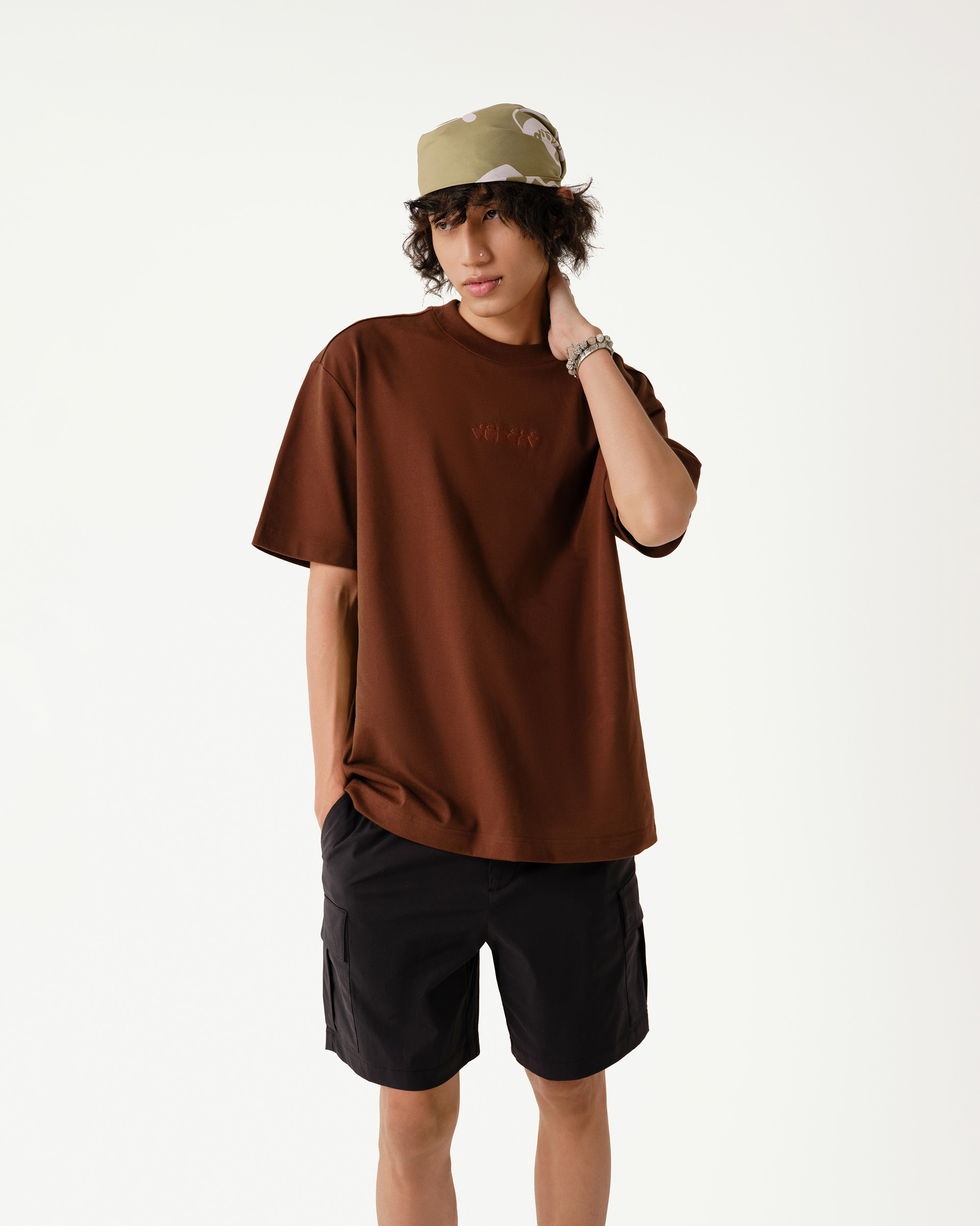 Mô tả Áo Thun Tay Ngắn Vải S.Café Thêu Icon Form Loose - Routine 10S25TSS008 - 4