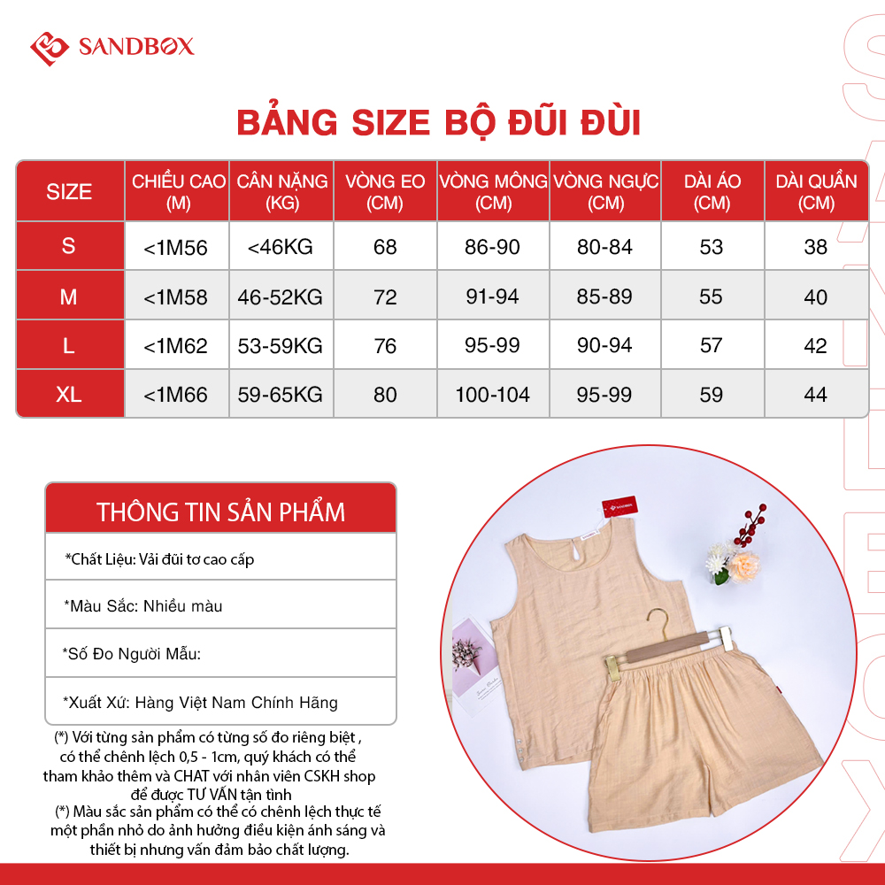 Mô tả Đồ Bộ Nữ, Bộ Mặc Nhà SANDBOX Chất Liệu Đũi Tơ Cao Cấp, Thiết Kế Can Phối Trendy  BDD25002 - 1