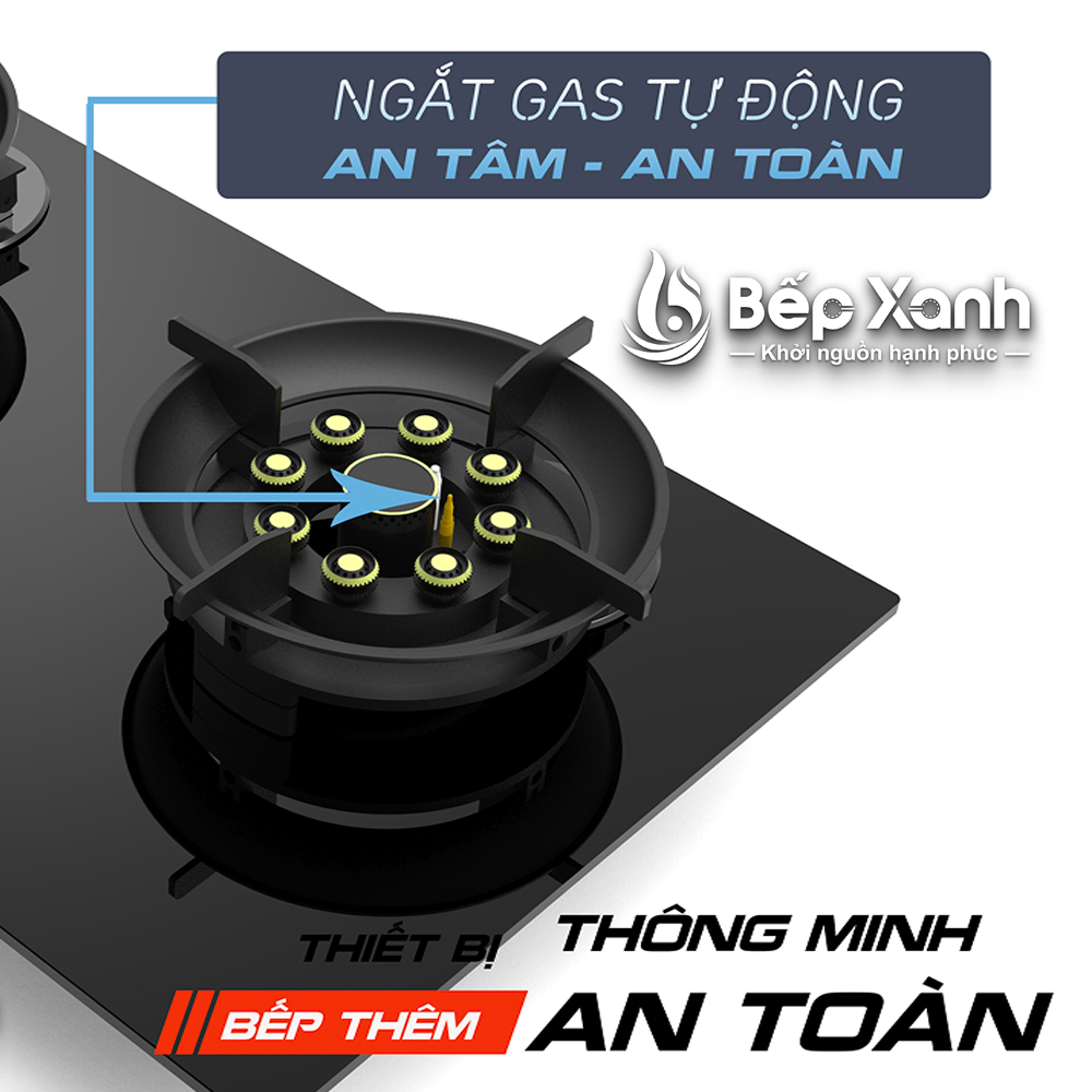 Mô tả Bếp Gas Lật Cao Cấp Mẫu 2025 Bigstone BG-7644LCD-Y - Sử Dụng Gas - Có Hẹn Giờ - Chính Hãng (Đã kèm pin) - 5