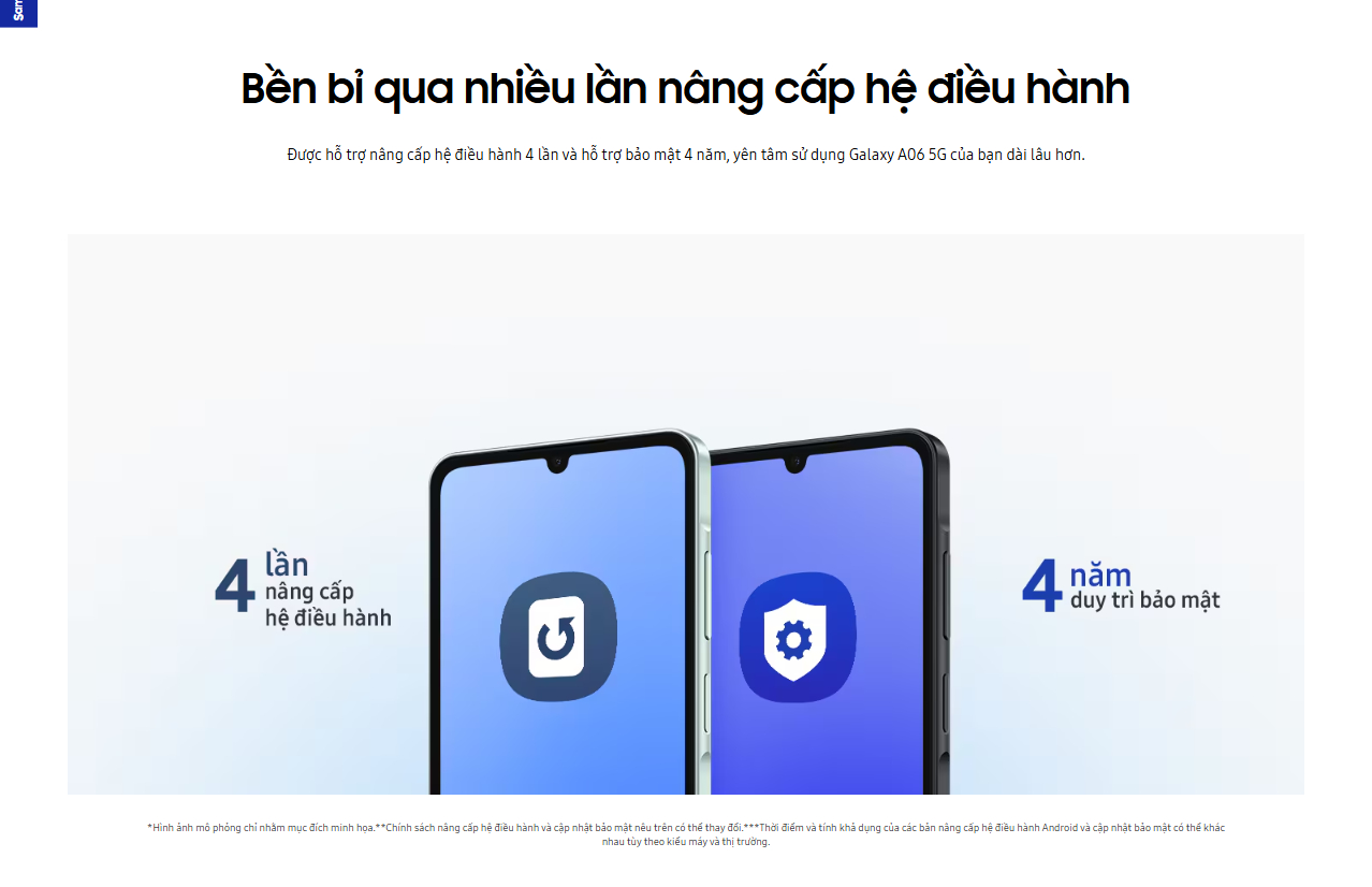 Mô tả Điện Thoại Samsung Galaxy A06 5G 4GB/64GB - 10
