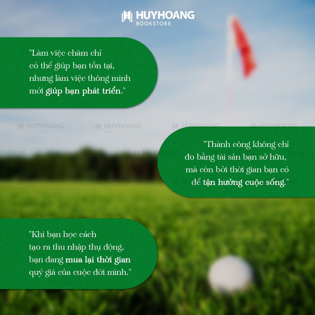 Mô tả Sách - Khi Bạn Tắc Đường Thì Tôi Đang Chơi Golf (Tái Bản) - Huy Hoàng Bookstore - 4