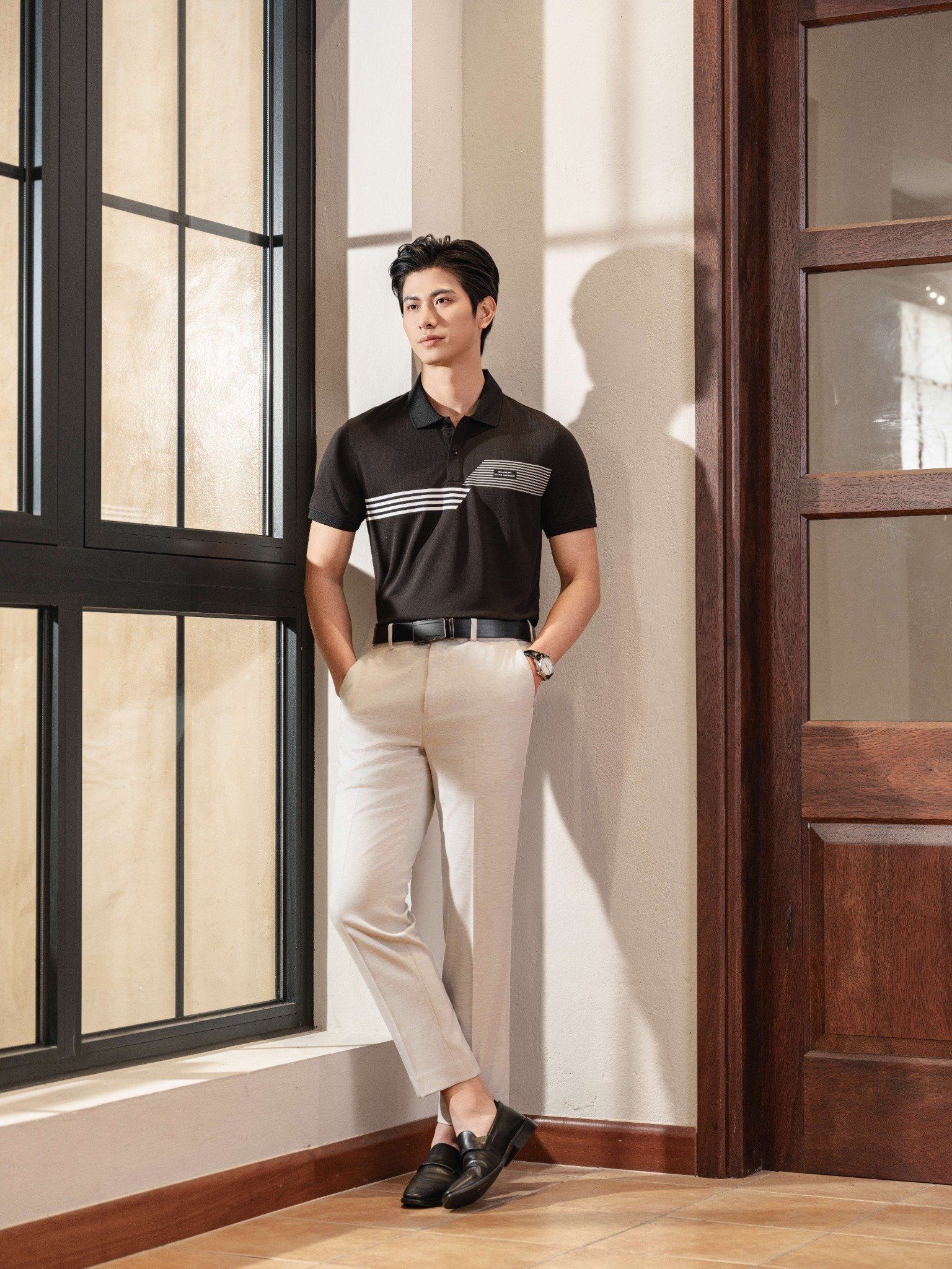 Mô tả Áo Polo Hoạ Tiết 8APCT498 Biluxury Kháng Khuẩn Chống Nhăn Bền Màu - BST KHỞI SỰ THÀNH CÔNG - 4