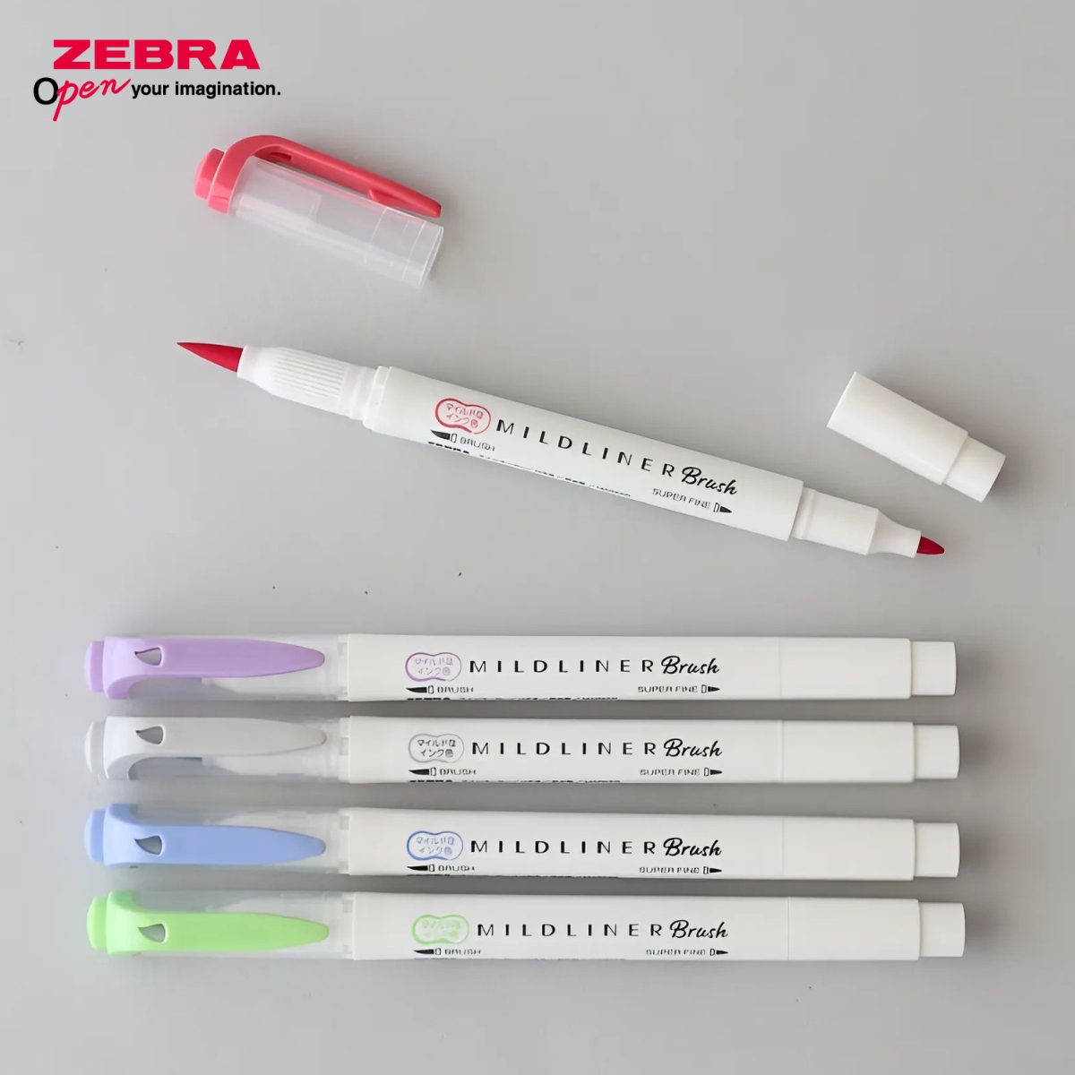 Mô tả Bút Dạ Quang Mildliner Brush Zebra Pen 25 Màu- Đầu Highlight 0.5mm-0.7mm - [Chính hãng] - 1 cây - 4