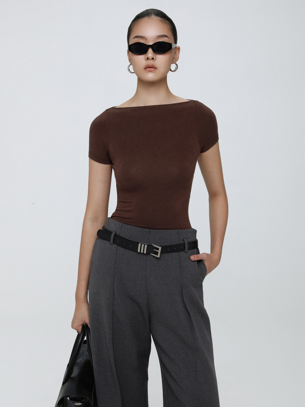 Mô tả COCO SIN - Áo Thun Trẹt Vai Basic - 9