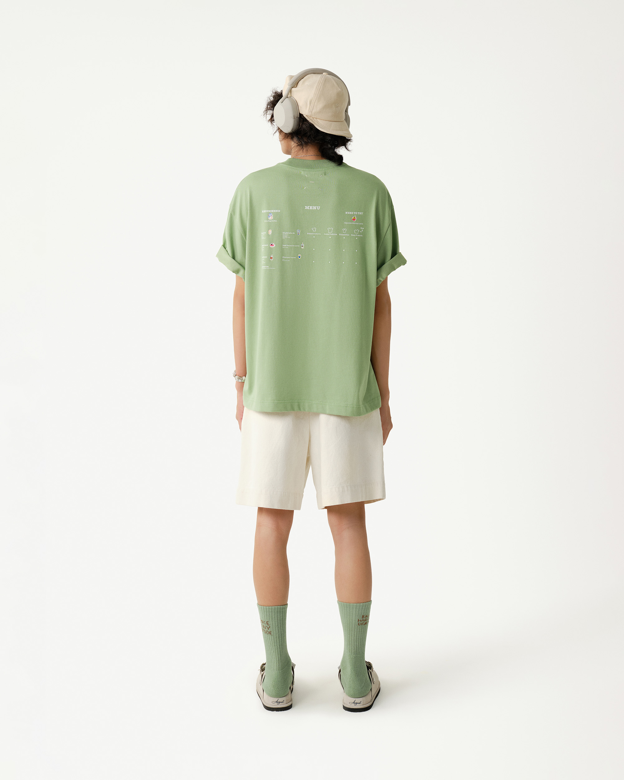 Mô tả Áo Thun Tay Ngắn Vải S.Cafe In Patch Form Boxy - Routine 10S25TSS048 - 5