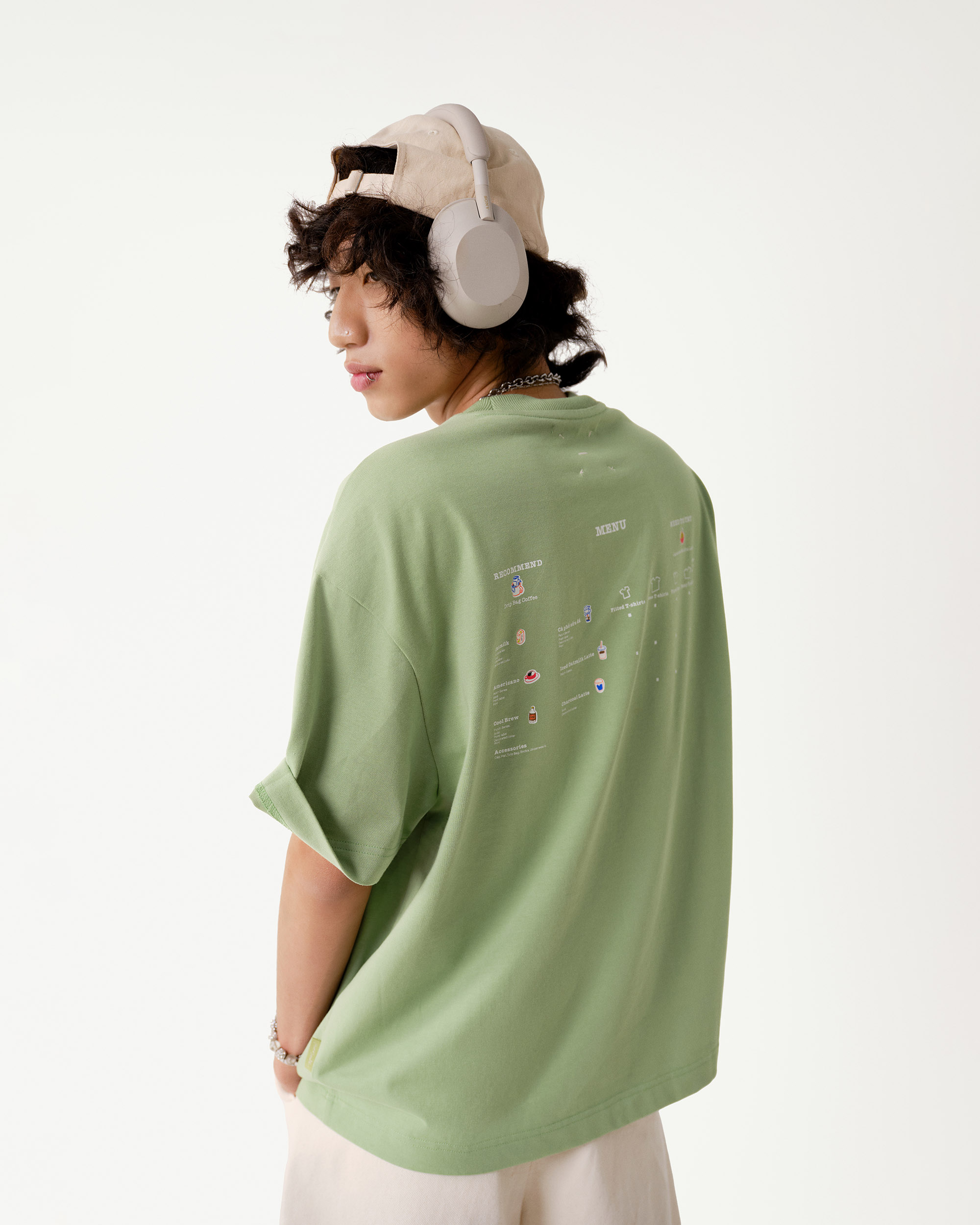 Mô tả Áo Thun Tay Ngắn Vải S.Cafe In Patch Form Boxy - Routine 10S25TSS048 - 7