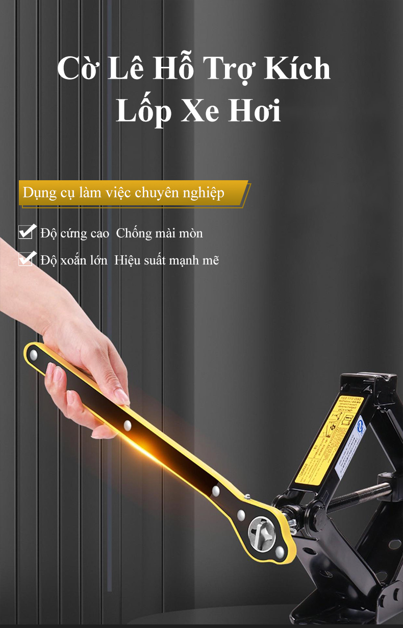 Mô tả Cờ lê thủy lực nâng hạ gầm ô tô MYT Tay kích lốp ô tô tay đòn hỗ trợ nâng gầm xe hơi chuyện dụng sửa chữa thay bánh xe - 1