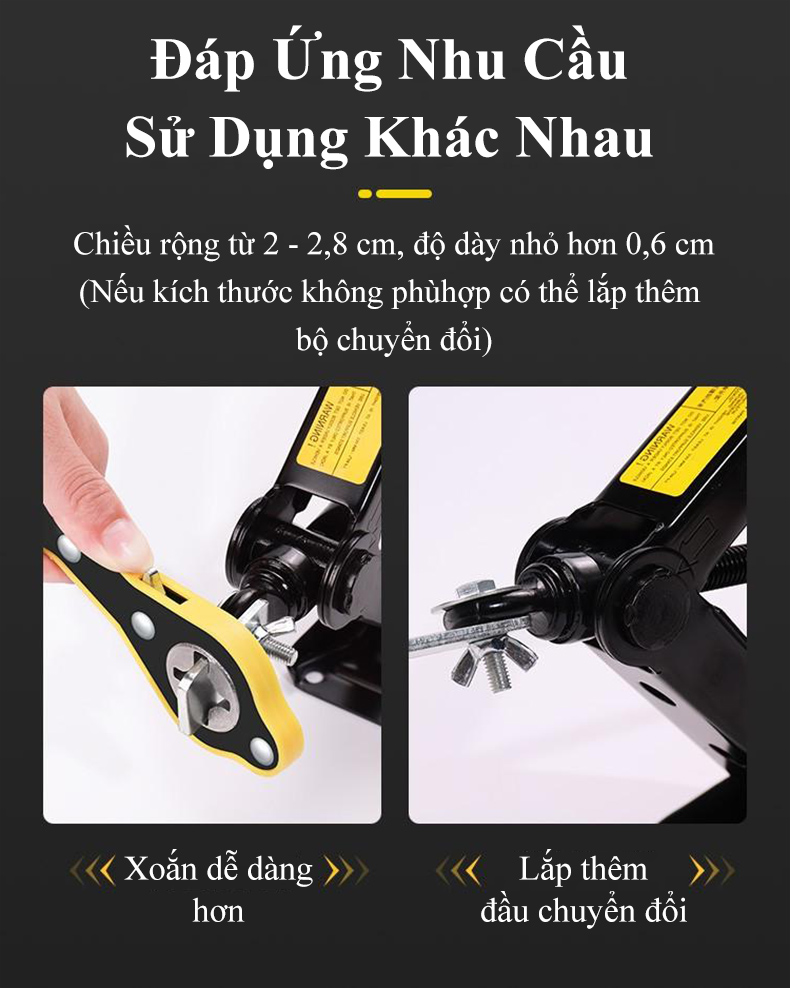 Mô tả Cờ lê thủy lực nâng hạ gầm ô tô MYT Tay kích lốp ô tô tay đòn hỗ trợ nâng gầm xe hơi chuyện dụng sửa chữa thay bánh xe - 8
