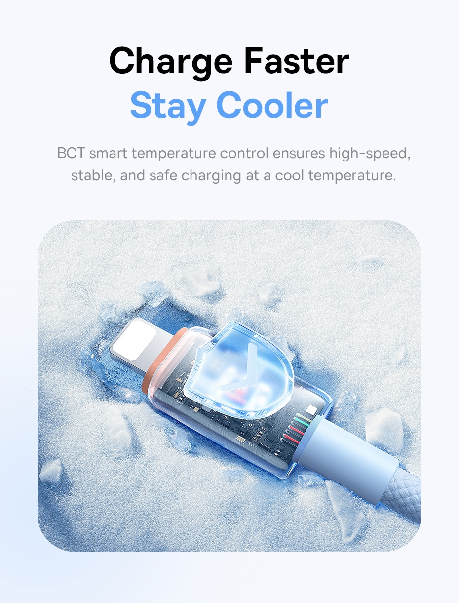 Mô tả Dây cáp sạc nhanh Baseus Discolor Type C sang iP 20W cho Phone 11 12 13 14 Pro max Cáp truyền dữ liệu chính hãng 1m 2m - 7