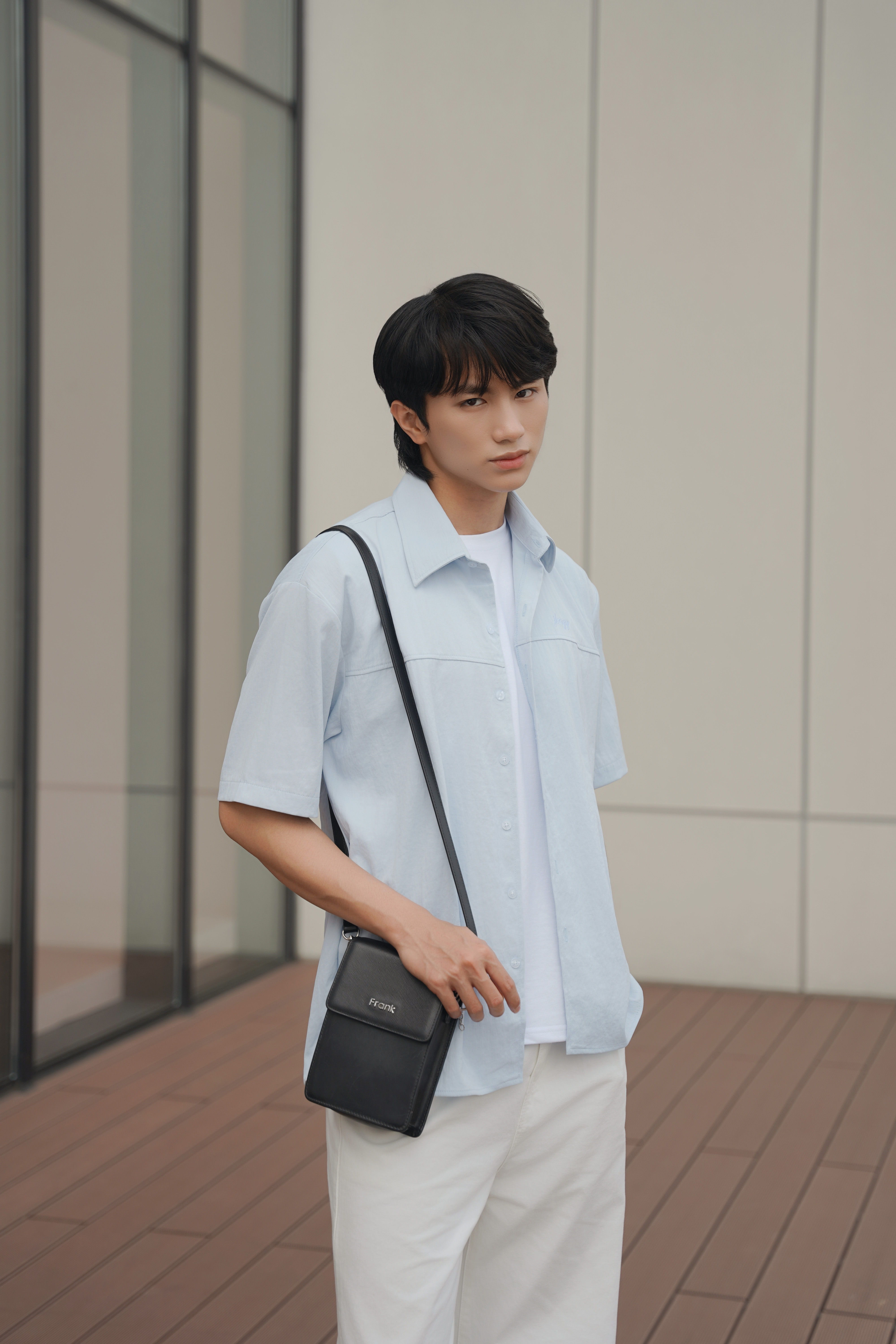Mô tả Áo sơ mi nam Linen tay ngắn JBAGY form rộng Relax 2025 Summer Collection - JS2502 - 3