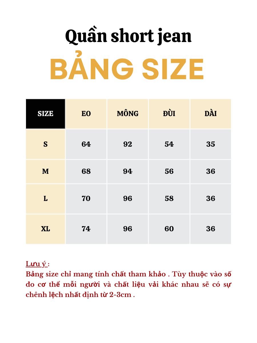 Mô tả Quần short jean nữ lưng cao TiQi Jeans S1-287 - 1