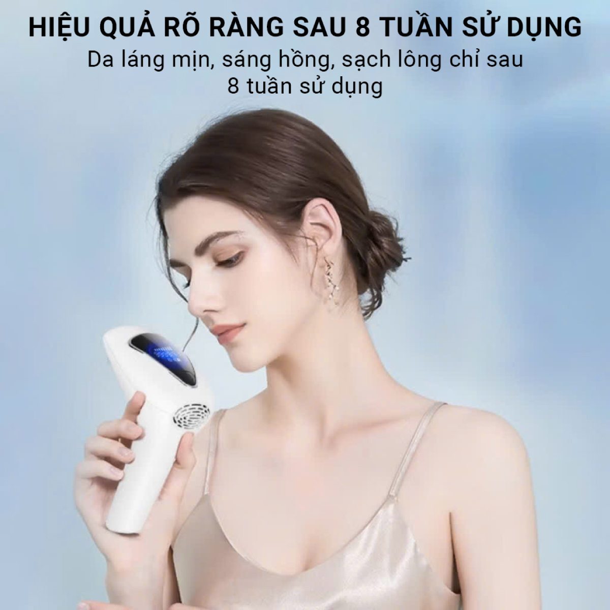 Mô tả Máy triệt lông mini 8 mức, triệt toàn thân vĩnh viễn cầm tay Lescolton tẩy lông nách, lông tay, chân, lông Bikini - 5
