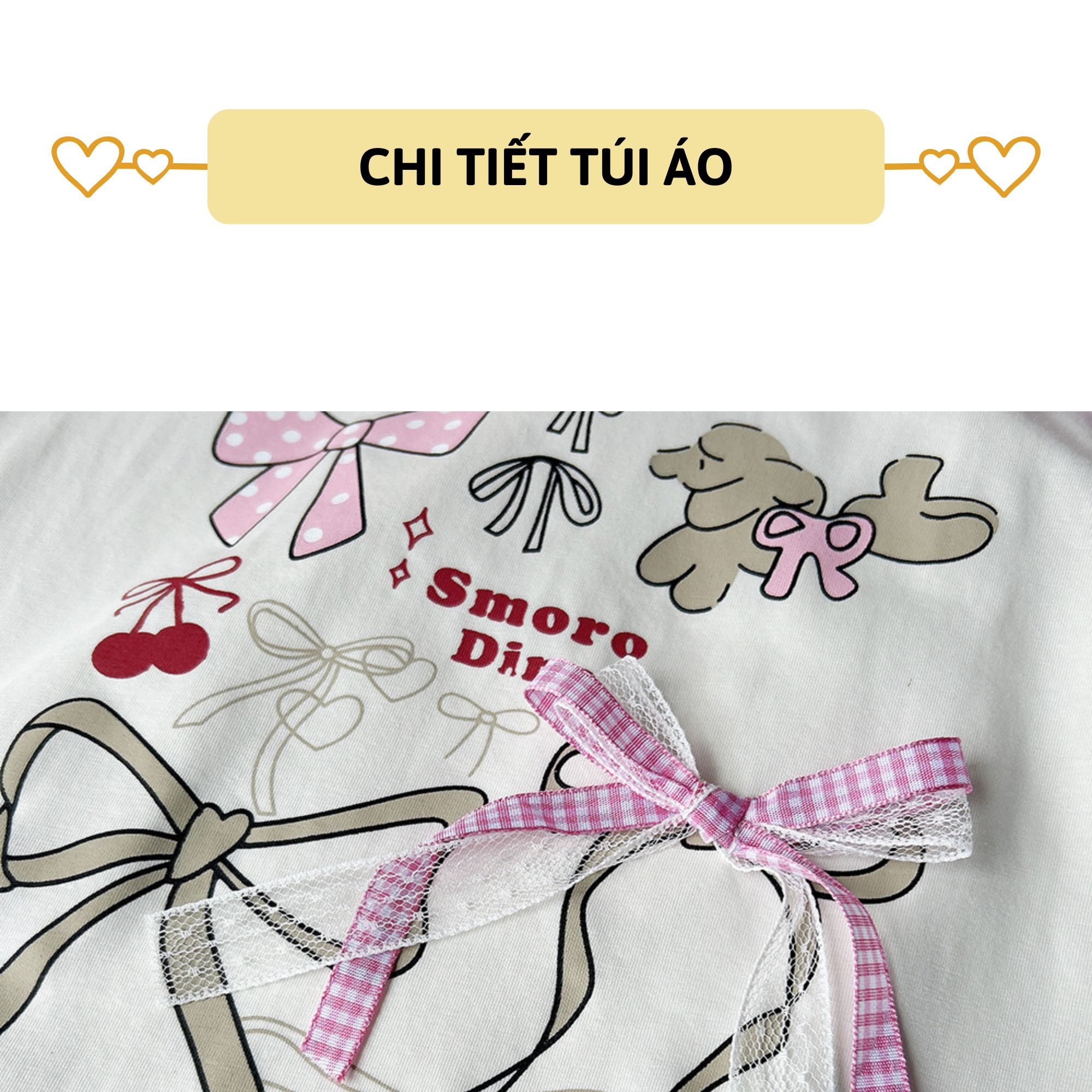 Mô tả Áo thun ngắn tay bé gái 27Kids KACADY họa tiết dễ thương cotton hè nữ cho trẻ 2-10 tuổi GSTS6 - 5