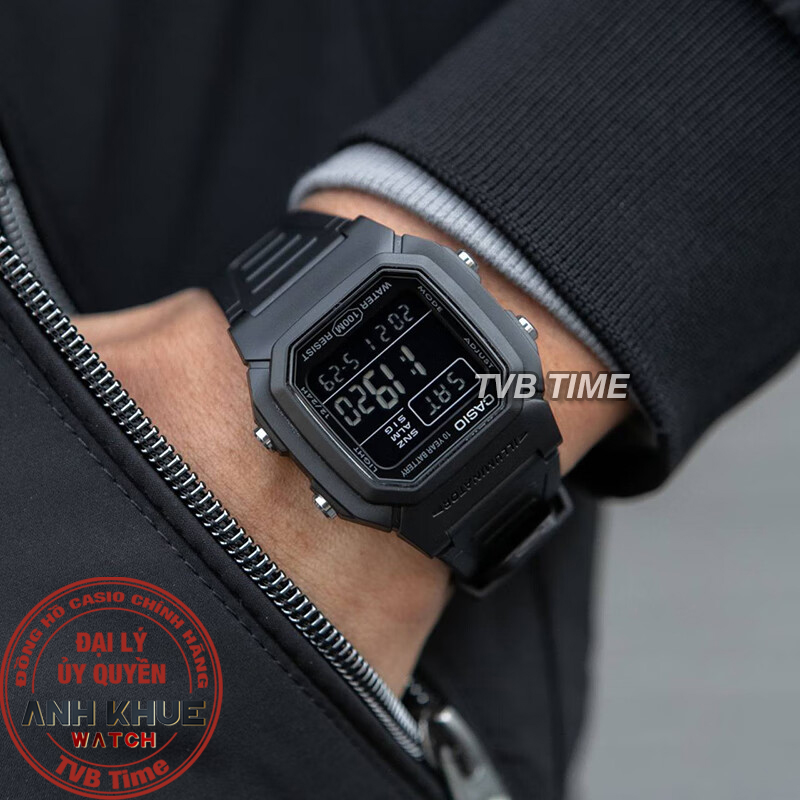 Mô tả Đồng hồ nam dây nhựa Casio chính hãng W-800H-1BVDF (36mm) - 1